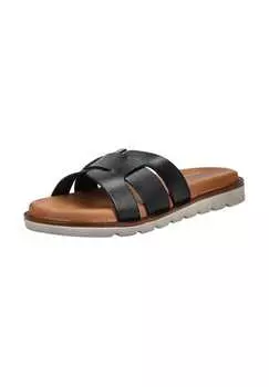 Кожаные мюли Camel Active, черный