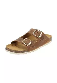 Кожаные мюли Camel active, цвет Natur