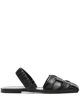 Кожаные мюли Emporio Armani, черный