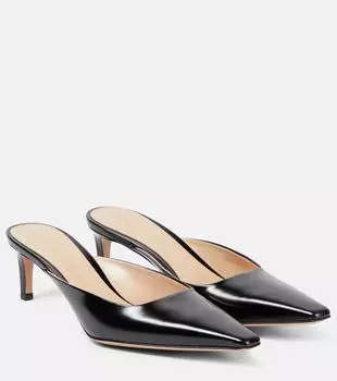 Кожаные мюли Gianvito Rossi, черный