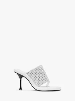 Кожаные мюли JW Anderson, белый