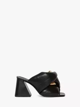 Кожаные мюли JW Anderson, черный