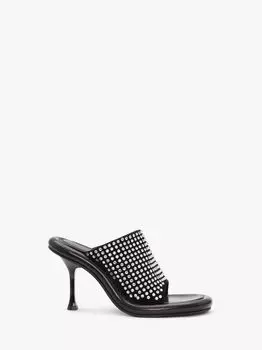 Кожаные мюли JW Anderson, черный