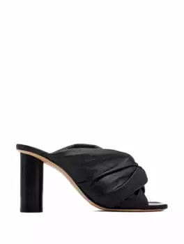 Кожаные мюли JW Anderson, черный