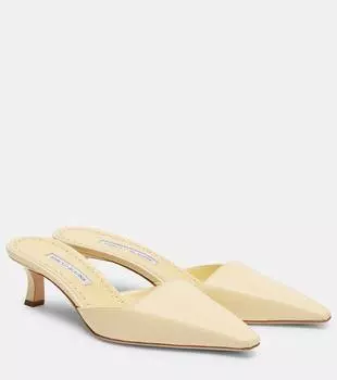 Кожаные мюли Moiramu Manolo Blahnik, 7406 Lyel