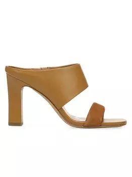 Кожаные мюли Quinn 90MM Vince