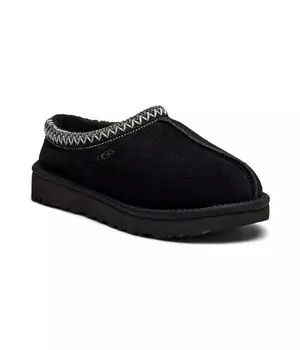 Кожаные мюли с тасманом Ugg, черный