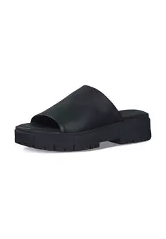 Кожаные мюли Tamaris, черный