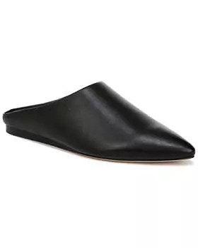 Кожаные мюли Vince Cay Slip On-B, черный