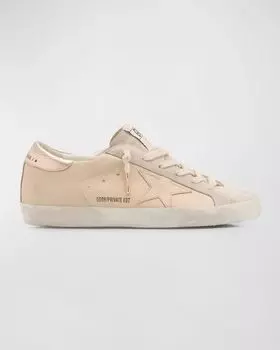 Кожаные низкие кеды Superstar Golden Goose, цвет Smoke Greyseedpearlbeigepeach