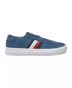 Кожаные низкие кеды Tommy Hilfiger, синий