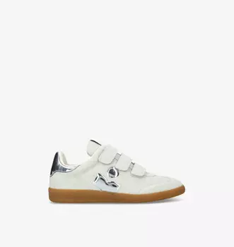 Кожаные низкие кроссовки Beth с нашивкой-логотипом Isabel Marant, коричневый