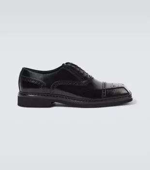 Кожаные оксфорды Dolce&Gabbana, черный