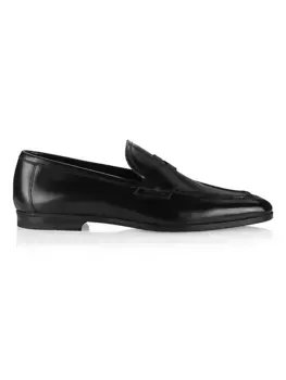Кожаные пенни-лоферы Tom Ford, черный