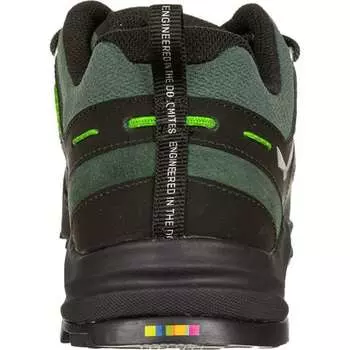 Кожаные походные кроссовки Wildfire мужские Salewa, цвет Raw Green/Black
