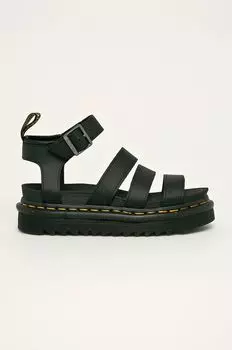 Кожаные сандалии Blaire Dr. Martens, черный