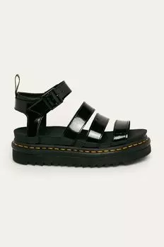 Кожаные сандалии Blaire Dr. Martens, черный