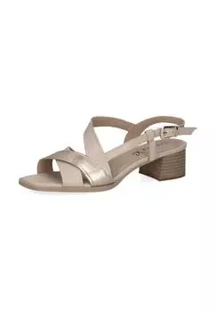 Кожаные сандалии Caprice, цвет Wei_/beige