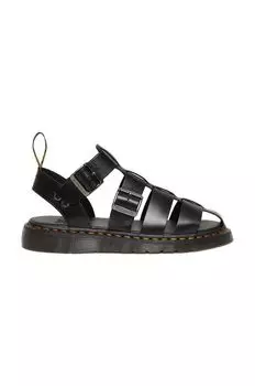 Кожаные сандалии Garin Dr. Martens, черный