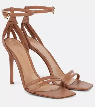 Кожаные сандалии Gianvito Rossi, Praline