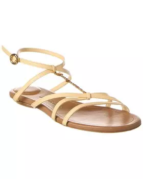 Кожаные сандалии Jacquemus Pralu, белый