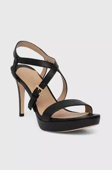 Кожаные сандалии Kerri Lauren Ralph Lauren, черный