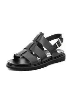 Кожаные сандалии KicKers, черный