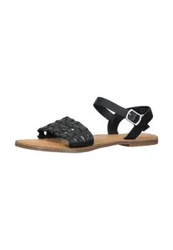 Кожаные сандалии KicKers, черный