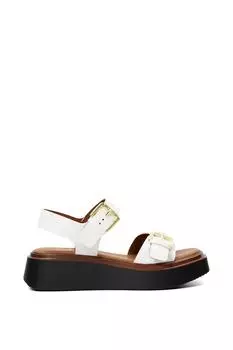 Кожаные сандалии Loells Dune London, белый
