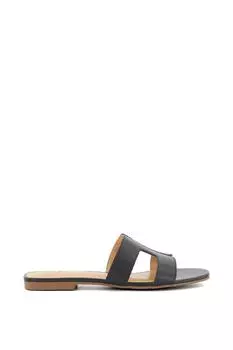 Кожаные сандалии Loopey Dune London, черный