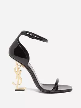Кожаные сандалии opyum 110 Saint Laurent, черный