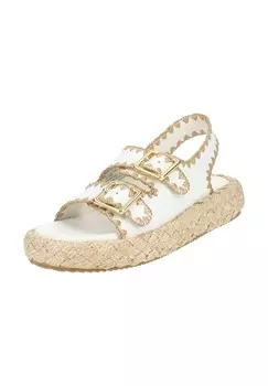 Кожаные сандалии STEVE MADDEN, белый