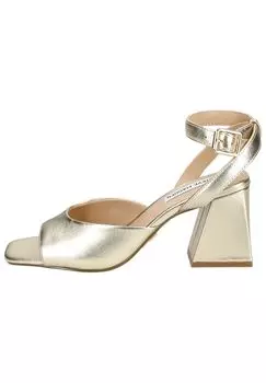 Кожаные сандалии STEVE MADDEN, золото