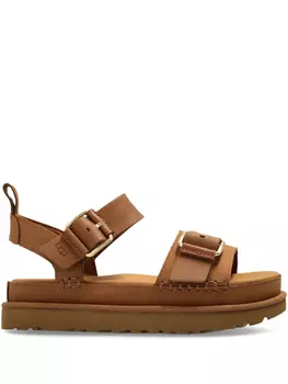 Кожаные сандалии UGG, коричневый