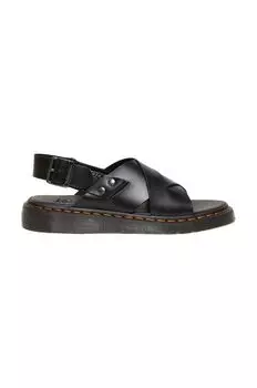Кожаные сандалии Zane Dr. Martens, черный