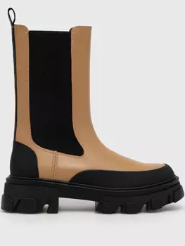 Кожаные сапоги DKNY, нейтральный