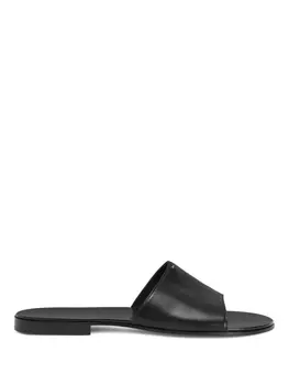 Кожаные шлепанцы Adrien Giuseppe Zanotti, черный