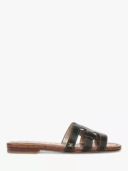 Кожаные шлепанцы Bay Sam Edelman, черный