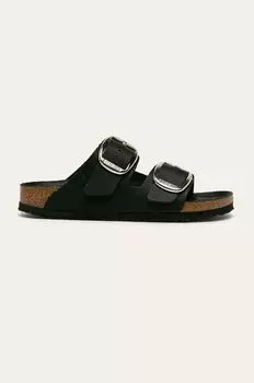 Кожаные шлепанцы Birkenstock, черный