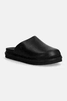 Кожаные шлепанцы Calvin Klein Jeans HOME CLOG LTH, черный