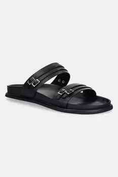 Кожаные шлепанцы EFFIE Vagabond Shoemakers, черный