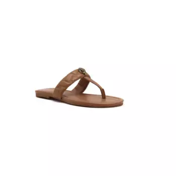 Кожаные шлепанцы Kurt Geiger, коричневый