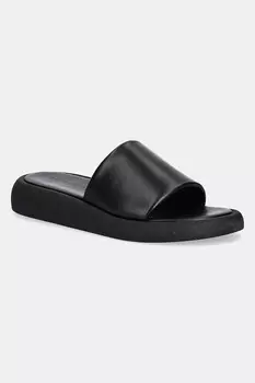 Кожаные шлепанцы Leather Copenhagen, черный