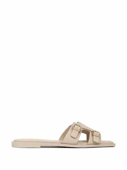 Кожаные шлепанцы Santoni
