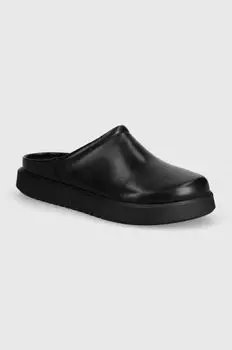 Кожаные шлепанцы Vagabond Shoemakers, черный