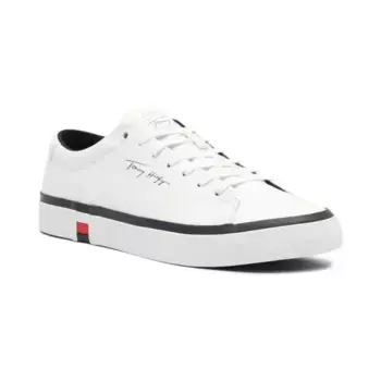 Кожаные современные корпоративные кроссовки vulc Tommy Hilfiger, белый