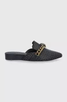 Кожаные тапочки челси Kurt Geiger London, черный