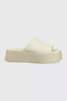 Кожаные тапочки COURTNEY Vagabond Shoemakers, бежевый