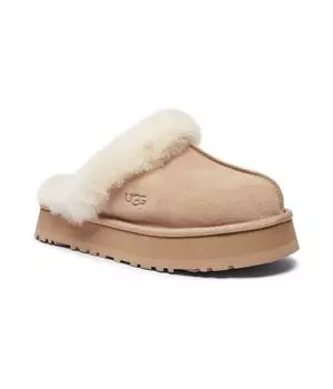 Кожаные тапочки дискета Ugg, зеленый