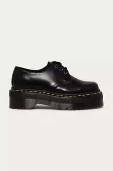 Кожаные туфли 1461 Quad Dr. Martens, черный